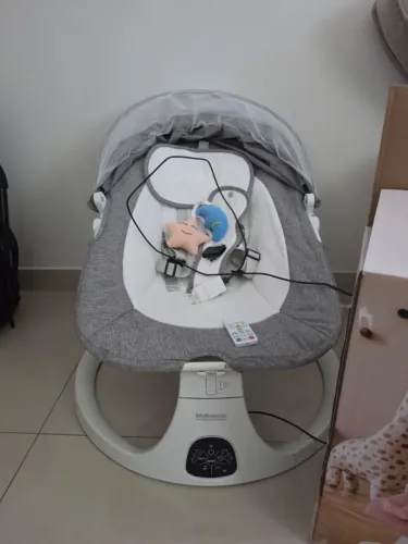 Cadeira de descanso para Bebê Cadeirinha automática de balanço musical