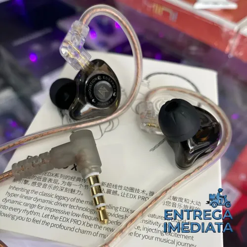 Fone KZ EDX PRO X - Retorno de Palco Sem Microfone / Fone Gamer Jogos e Músicas