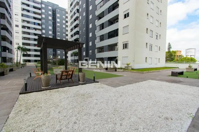 Apartamento com 2 dormitórios, 1 vaga de garagem, semi mobiliado, centro - Canoas Apartame