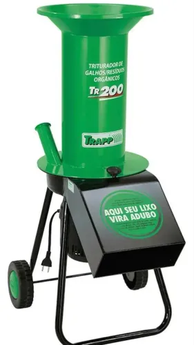 Triturador TRAPP TR-200 Orgânico Motor 1,5hp Monofásico