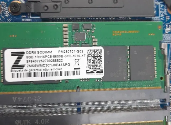Memória DDR5 8Gb - Notebook