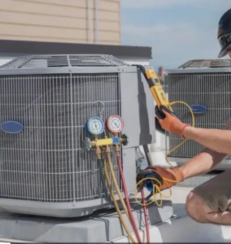 Limpeza e manutenção central de ar 