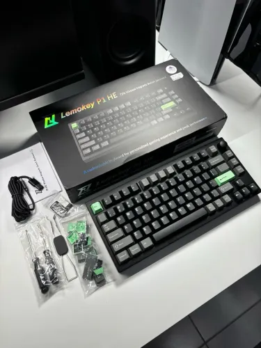 Teclado Lemokey P1 He Sem Fio Full Alumínio