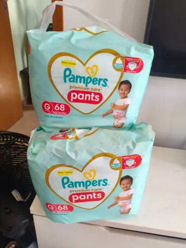 Fralda Pampers Premium Care G 
