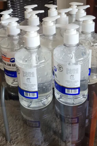 Álcool 70° em gel para sua saúde