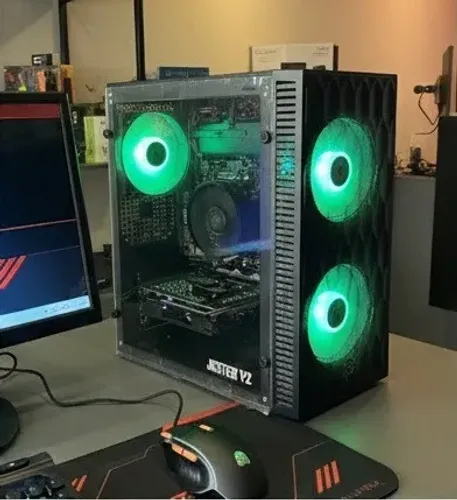 Pc Gamer de Entrada Completo com GT 730 | Monitor Incluso