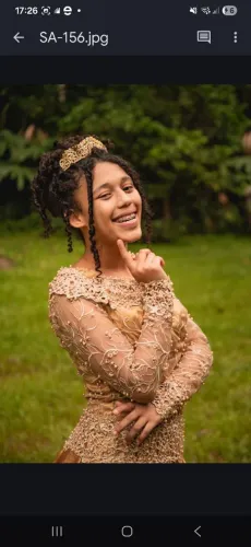 Vestido dourado