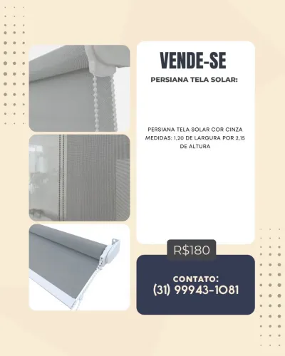 Persiana Tela Solar
