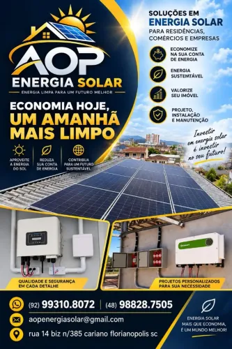 Limpeza e manutenção de placas solares - AOP Energia Solar?.