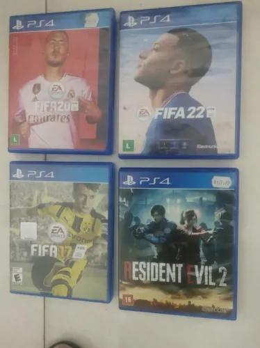 vendo ou troco  4 jogos de ps4 $250