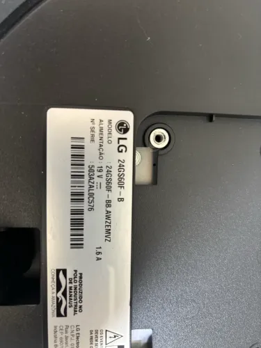 Monitor LG 24gs (defeito na tela)