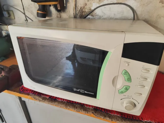Microondas com defeito