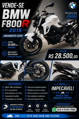 Vendo BMW F800r moto EXTRA