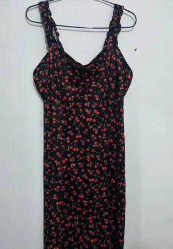 Vestido cerejas - Tam M