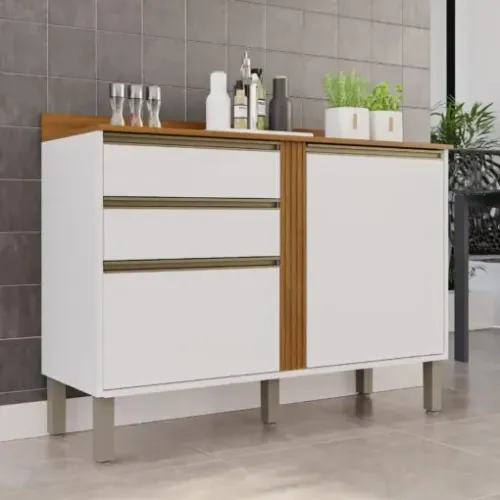 Balcão de Cozinha Pérola - Entrega Rápida