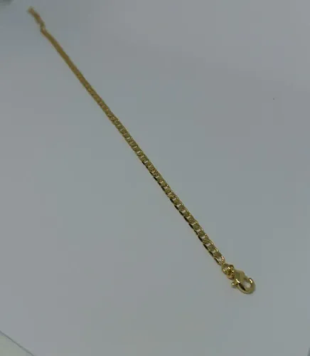 Pulseira Masculina, banhada a ouro 18k