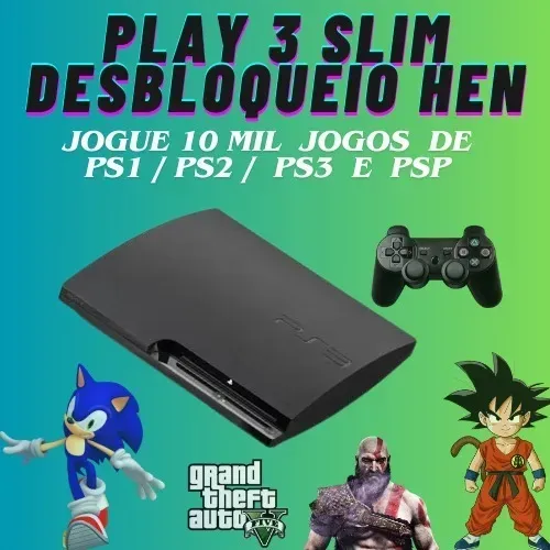 Ps3 Completo Com Hd Cheio - Escolha Os Seus Jogos Favoritos
