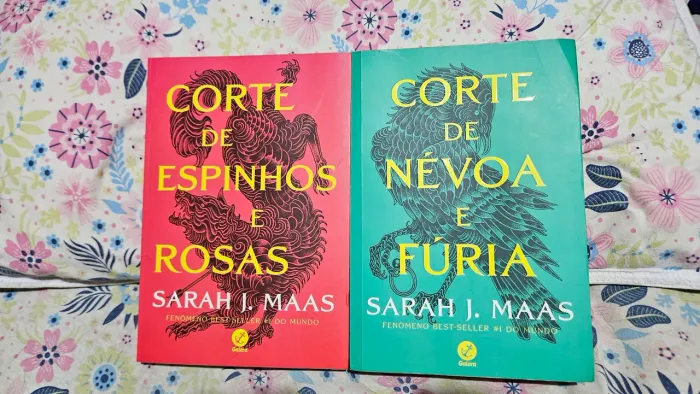 Corte de Espinhos e Rosas e Corte de Névoa e Fúria. 