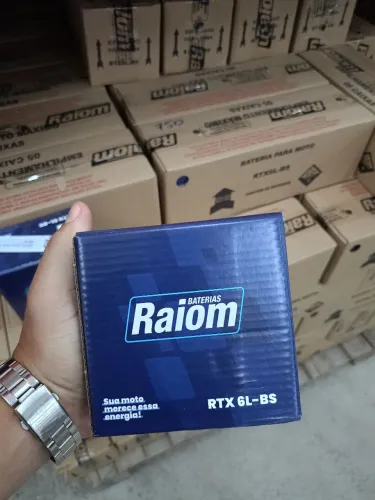 Bateria Moto Cg Titan Fan Biz Bros 125 150 Xl 200 6ah 12v Raiom