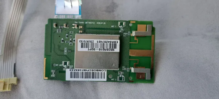 Botao power e placa wifi TV LG 43uk6520psa
