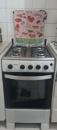Fogão 4 Bocas Itatiaia Waves New Bivolt Mesa em Inox Branco