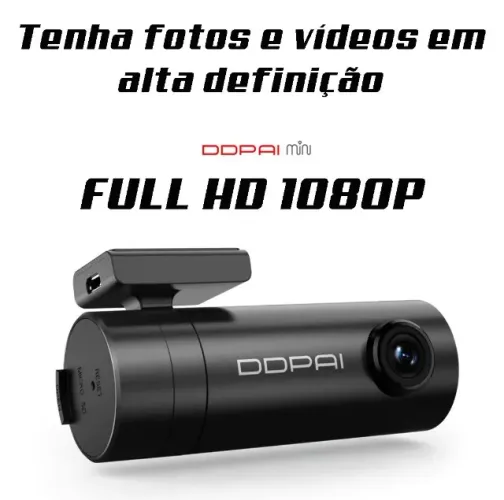 Mini Câmera Veicular de Segurança Full HD 1080p