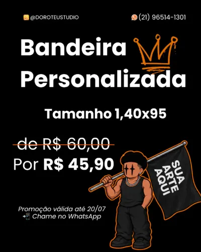 Bandeira Personalizada | Empresas, Igrejas, Times, Eventos, Torcidas e Corridas