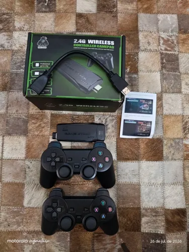 Vídeo Game 2.4G Wirelles Controle Gamepad