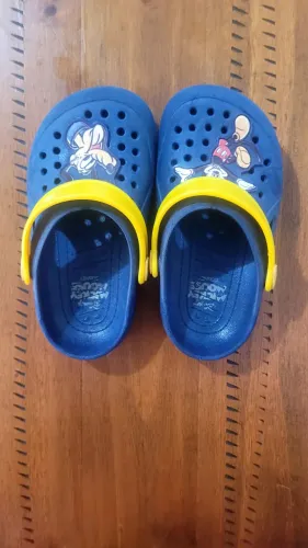 Babuche Infantil Grendene Kids Disney Mickey Azul - Tam. 25/26