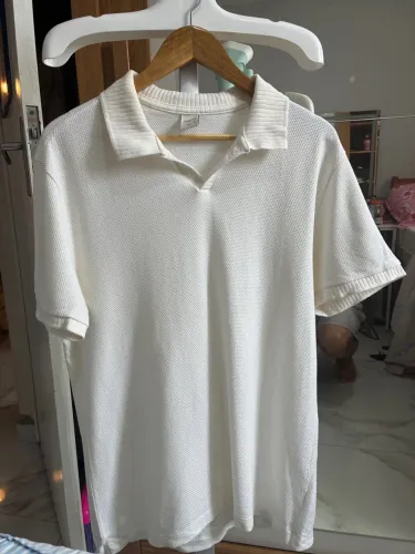 Camiseta hering polo piquet branco m