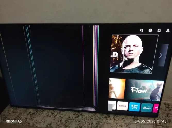 Tv LG 55 com defeito na tela