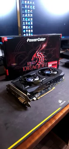Placa de vídeo AMD PowerColor Red Dragon Radeon RX 500 Series RX 580 OC 