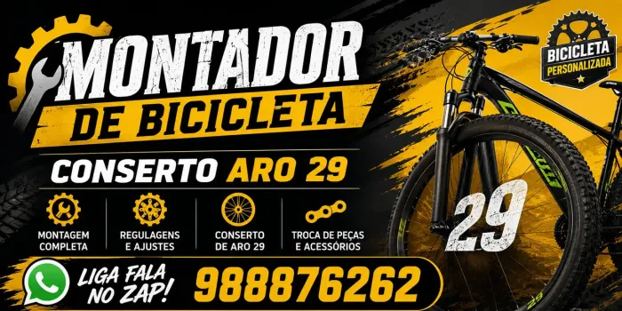 Conserto e montagem bicicleta 