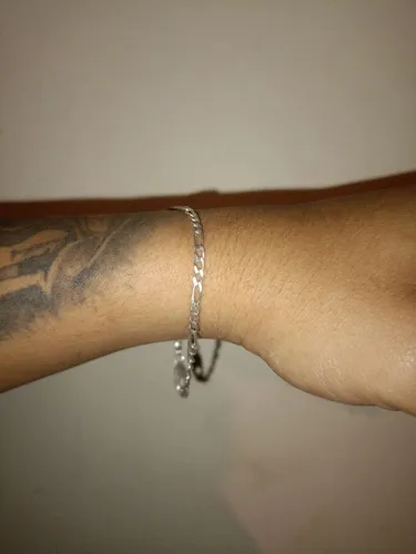 Conjunto de prata 925, corrente e pulseira