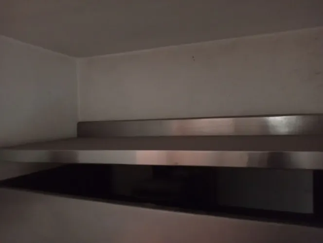Prateleira de inox reforçada 2,10 x57cm