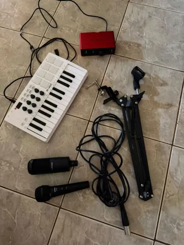 KIT COMPLETO PARA PRODUÇÃO MUSICAL E GRAVAÇÃO