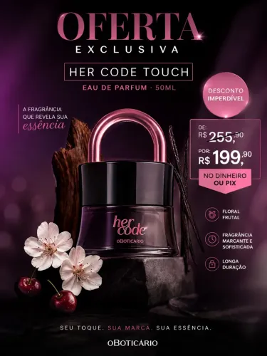 Her Code Touch Eau De Parfum 50ml