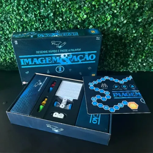 Imagem e Ação Jogo de Tabuleiro Completo com Estado de Novo | Entrego para Você!