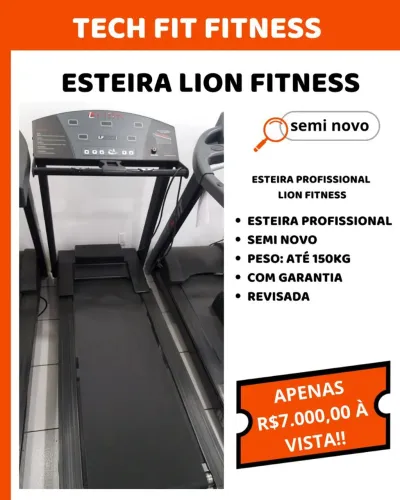 Esteira Profissional Lion Fitness
