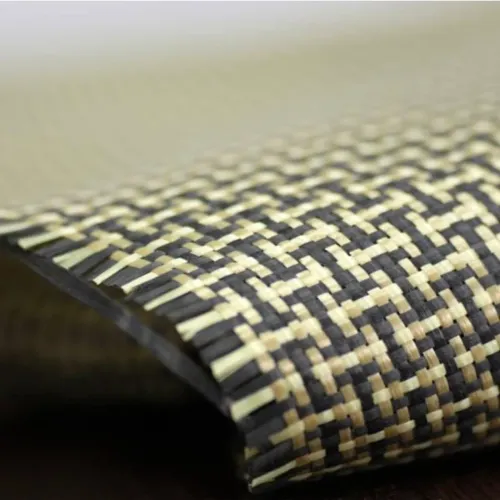 Tecido de kevlar-carbono e kevlar puro