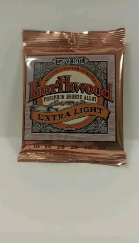 Encordoamento para Violão Ernie Ball 010 Earthwood Extra Light 2150