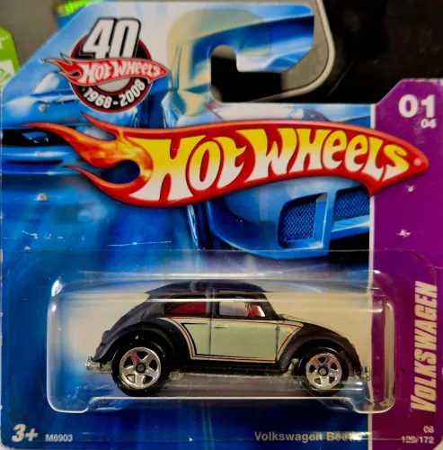 Hot Wheels Fusca Volkswagen Beetle edição 40 anos Hot Wheels relíquia