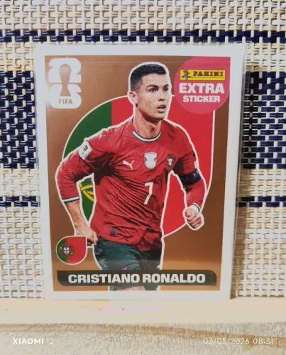 Cristiano Ronaldo Extra Sticker Bronze Copa do mundo de 2026