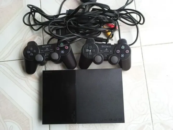 PlayStation 2 Slim Completo - Funcionando Perfeitamente