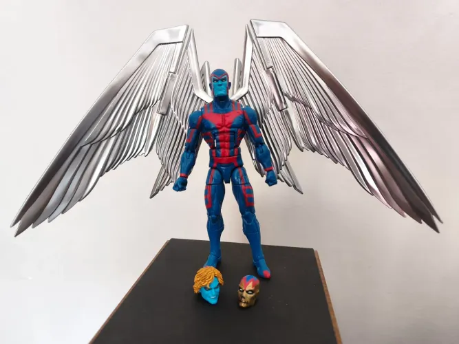 Figura Archangel Marvel Legends Hasbro Arcanjo X-Men X-Factor Anjo
