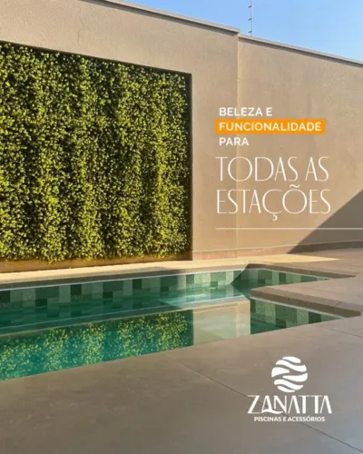Piscina de Alvenaria com Vinil (10m2)