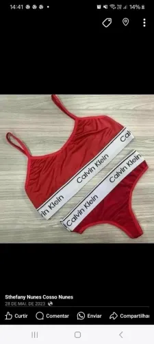 Conjunto  lingerie  Calvin Klein 