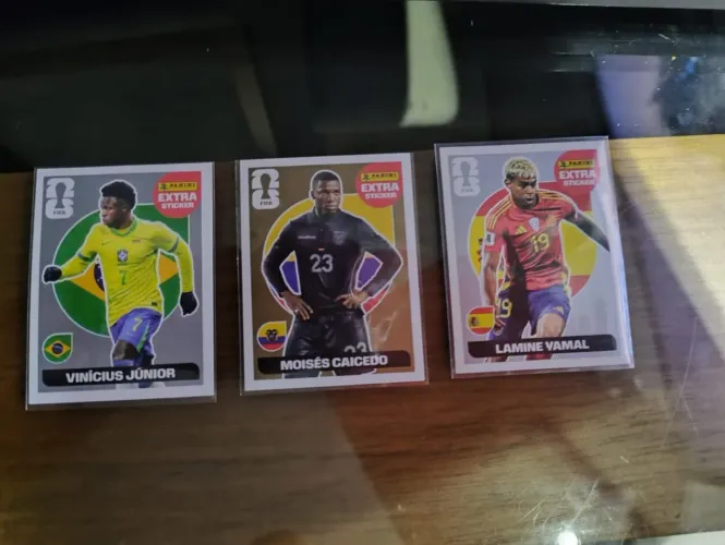 Figurinhas legends Copa do Mundo 2026. Consulte valores