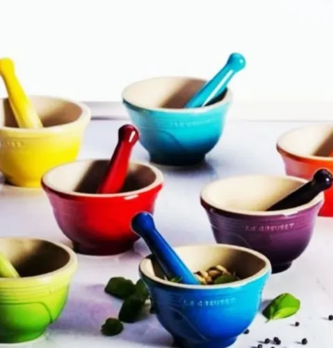 Pilão Azul Caribe Le Creuset