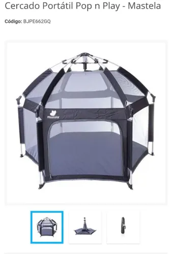 Cercado Mastela Novo com Capa